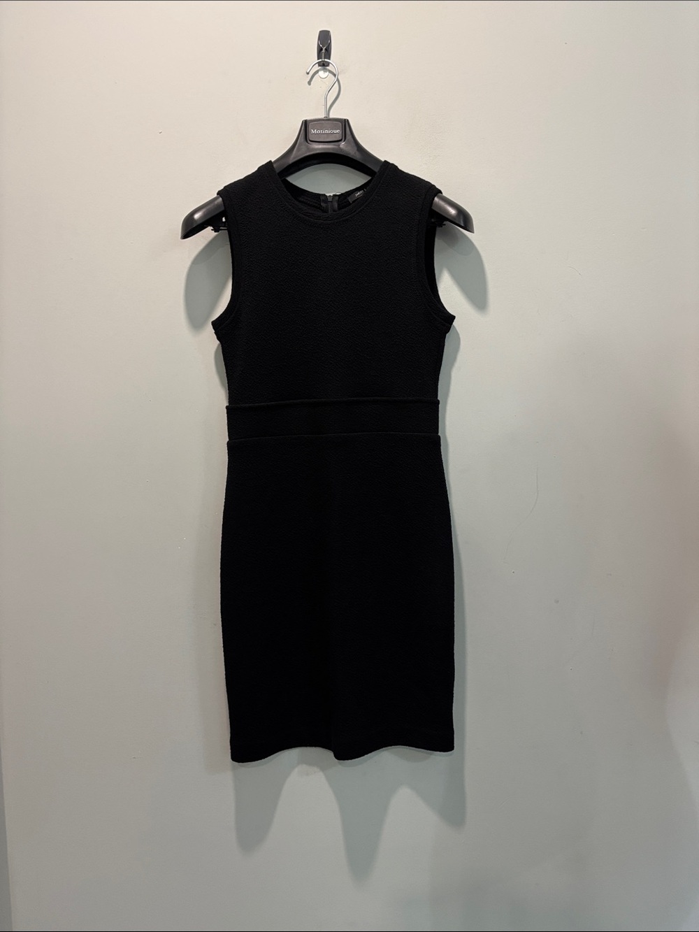 Judith & Charles Merino Wool Black Sleeveless Sheath Mini Dress Size 8 - Picture 5 of 14